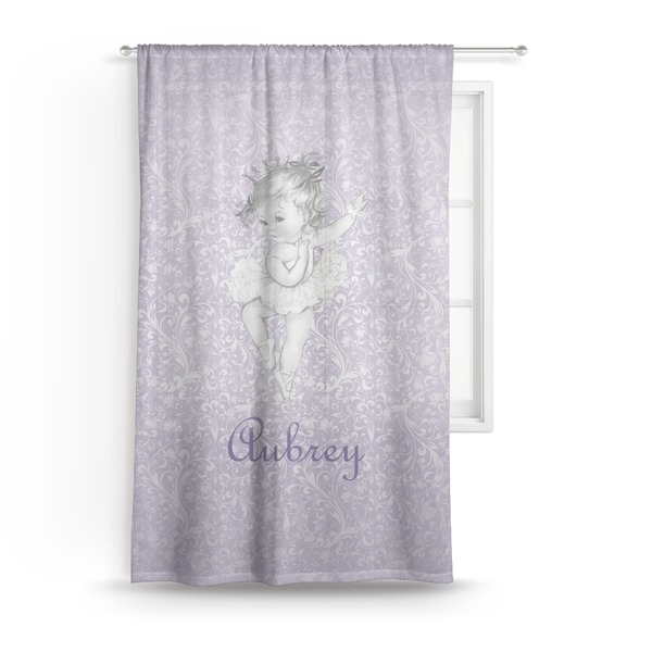 Custom Ballerina Sheer Curtain (Personalized)