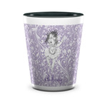 Ballerina Ceramic Shot Glass - 1.5 oz - Two Tone - Set of 4 (Personalized)