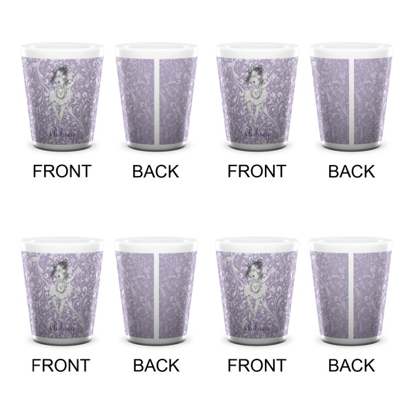 Ballerina Shot Glass - White - Set of 4 - APPROVAL