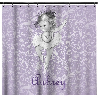Ballerina Shower Curtain (Personalized)