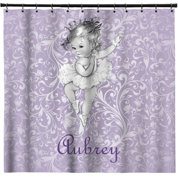 Custom Ballerina Shower Curtain (Personalized)
