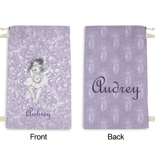 Ballerina Small Laundry Bag - Front & Back View