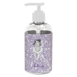 Ballerina Plastic Soap / Lotion Dispenser (8 oz - Small - White) (Personalized)
