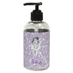 Ballerina Plastic Soap / Lotion Dispenser (8 oz - Small - Black) (Personalized)