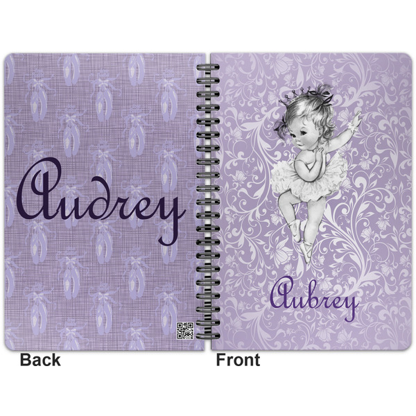 Ballerina Spiral Journal 7 x 10 - Apvl