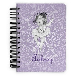 Ballerina Spiral Notebook - 5x7 w/ Name or Text