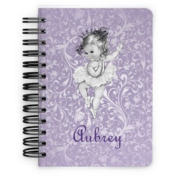 Ballerina Spiral Notebook - 5x7 w/ Name or Text