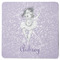 Ballerina Square Rubber Backed Coaster (Personalized)