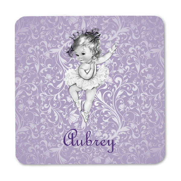 Ballerina Square Fridge Magnet - FRONT