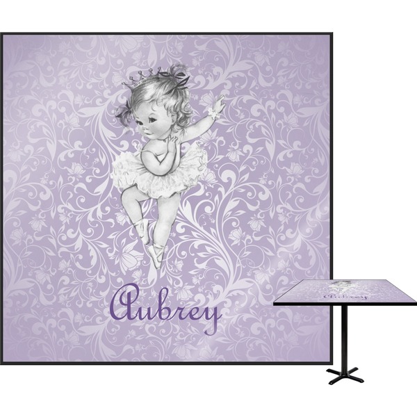 Custom Ballerina Square Table Top (Personalized)