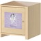 Ballerina Square Wall Decal on Wooden Cabinet