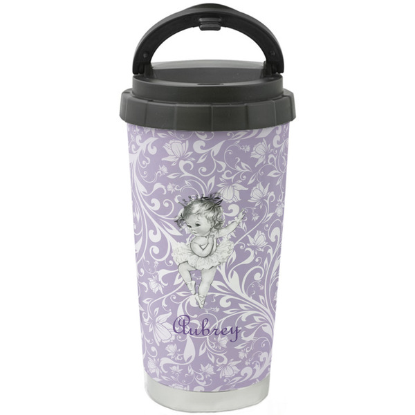 Custom Ballerina Stainless Steel Coffee Tumbler (Personalized)