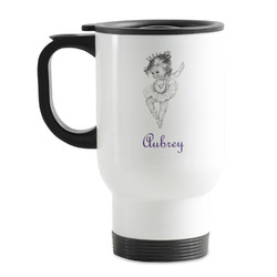 Ballerina Stainless Steel Travel Mug with Handle