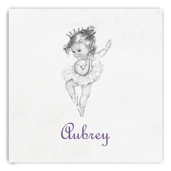 Custom Ballerina Paper Dinner Napkins (Personalized)