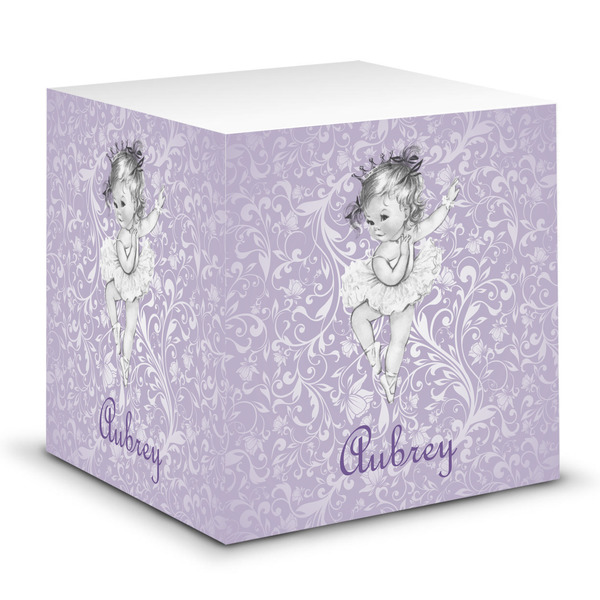 Custom Ballerina Sticky Note Cube (Personalized)