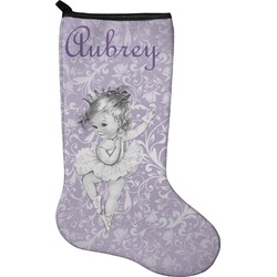 Ballerina Holiday Stocking - Neoprene (Personalized)