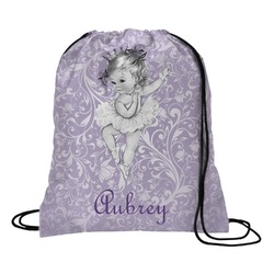 Ballerina Drawstring Backpack - Large (Personalized)