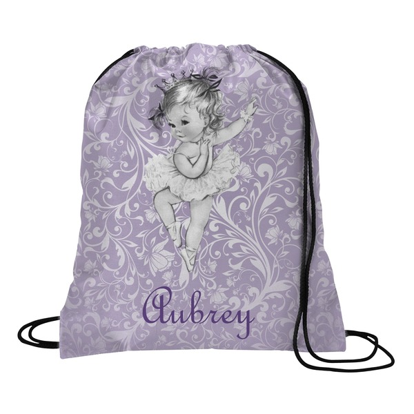 Custom Ballerina Drawstring Backpack (Personalized)
