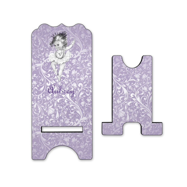 Ballerina Stylized Phone Stand - Front & Back - Small