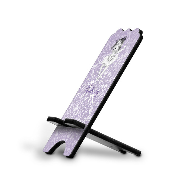 Custom Ballerina Stylized Cell Phone Stand - Small w/ Name or Text