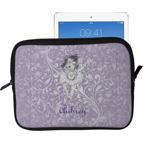 Custom Ballerina Tablet Case / Sleeve - Large (Personalized)
