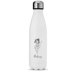 Ballerina Water Bottle - 17 oz. - Stainless Steel - Full Color Printing (Personalized)