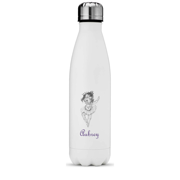 Custom Ballerina Water Bottle - 17 oz. - Stainless Steel - Full Color Printing (Personalized)