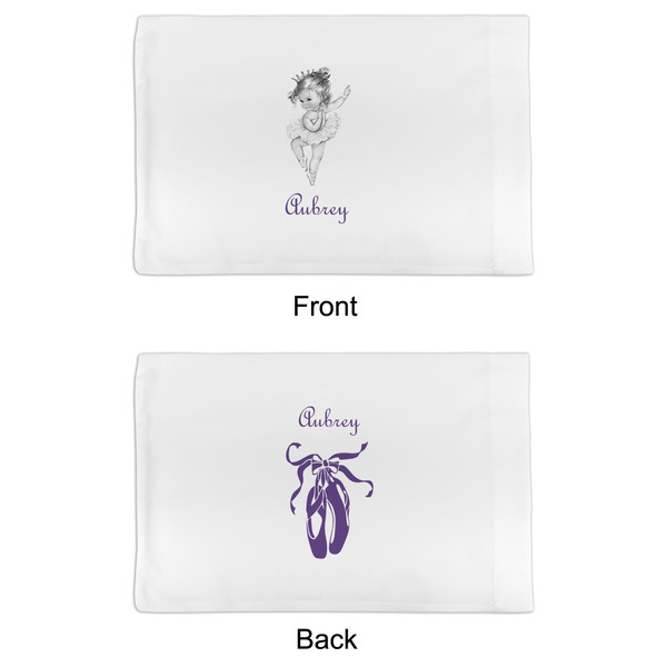 Ballerina Toddler Pillow Case - APPROVAL (partial print)