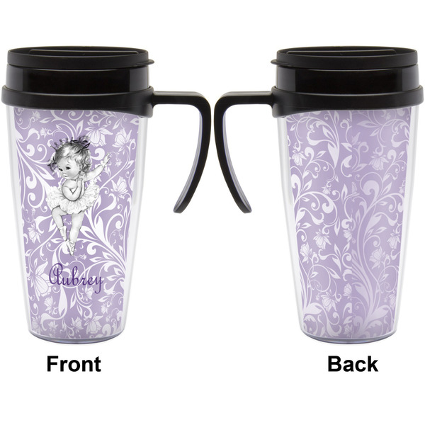 Ballerina Travel Mug with Black Handle - Approval