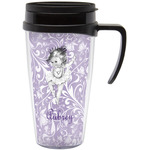 Ballerina Acrylic Travel Mug with Handle (Personalized)