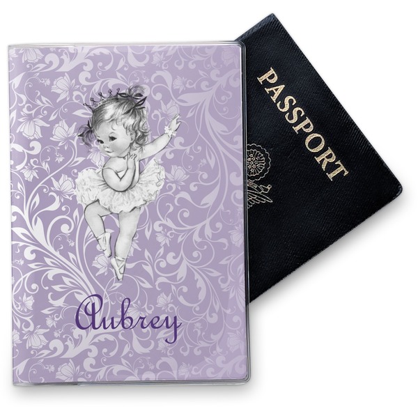 Custom Ballerina Vinyl Passport Holder (Personalized)