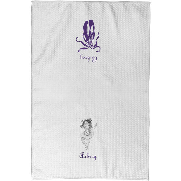 Ballerina Waffle Towel - Partial Print - Approval Image
