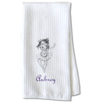 Ballerina Kitchen Towel - Waffle Weave - Partial Print (Personalized)