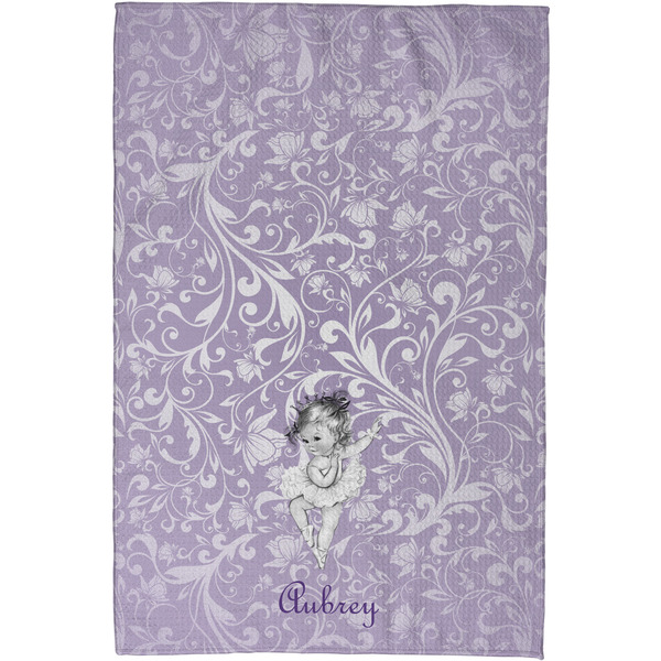 Ballerina Waffle Weave Towel - Full Color Print - Approval Image