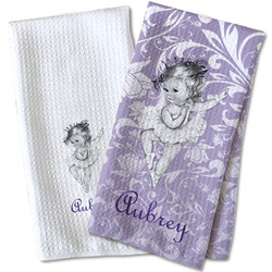 Ballerina Kitchen Towel - Waffle Weave (Personalized)