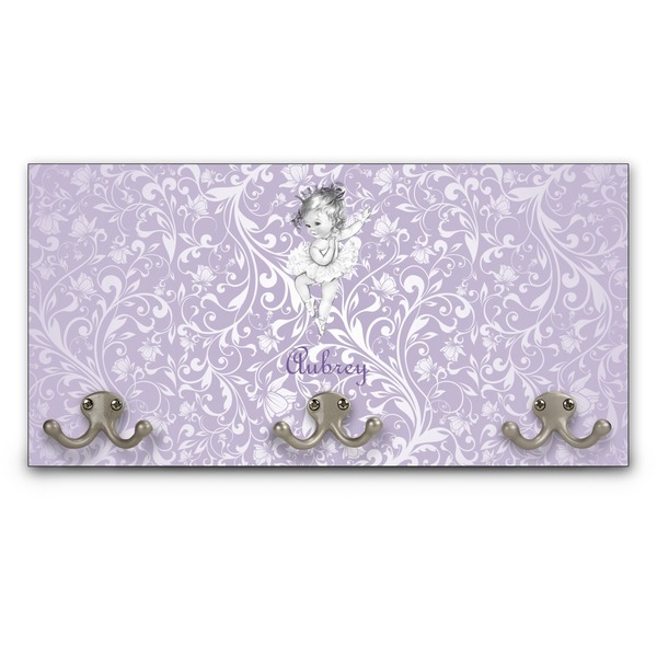 Custom Ballerina Wall Mounted Coat Rack (Personalized)