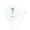 Ballerina Round Plastic Stir Sticks (Personalized)
