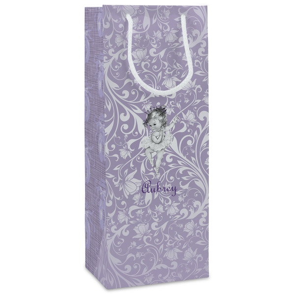 Custom Ballerina Wine Gift Bags (Personalized)