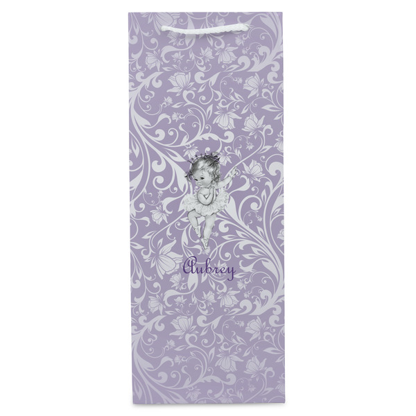 Ballerina Wine Gift Bag - Matte - Front