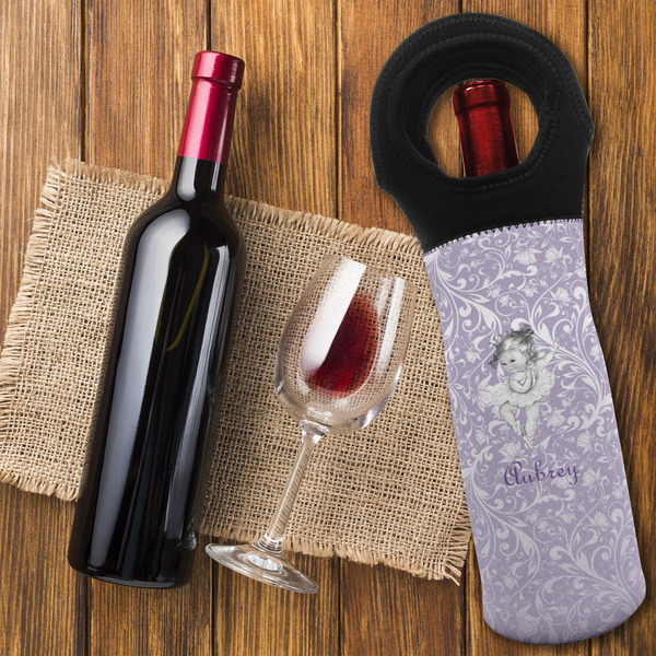 Ballerina Wine Tote Bag - FLATLAY