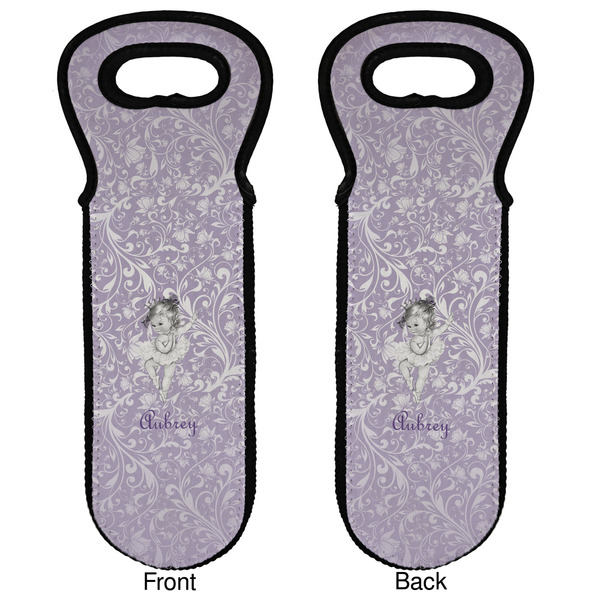 Ballerina Wine Tote Front & Back