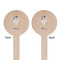 Ballerina Wooden 6" Stir Stick - Round - Double Sided - Front & Back