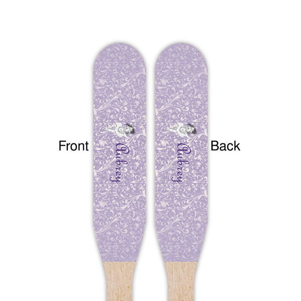 Ballerina Wooden Food Pick - Paddle - Double Sided - Front & Back
