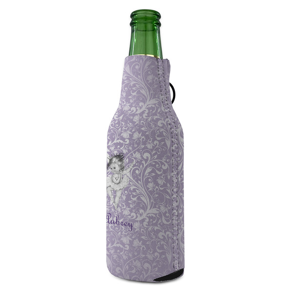 Ballerina Zipper Bottle Cooler - ANGLE (bottle)