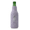 Ballerina Zipper Bottle Cooler - FRONT (bottle)