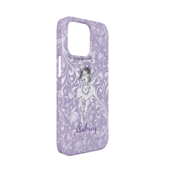 Custom Ballerina iPhone Case - Plastic - iPhone 13 Mini (Personalized)