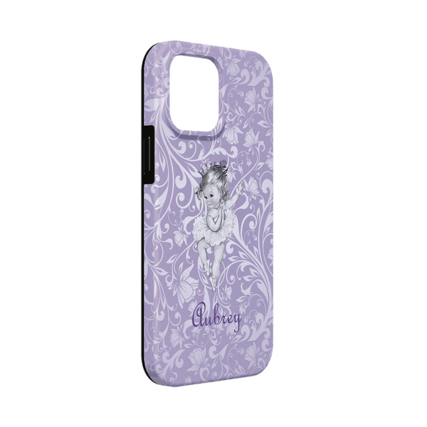Custom Ballerina iPhone Case - Rubber Lined - iPhone 13 Mini (Personalized)