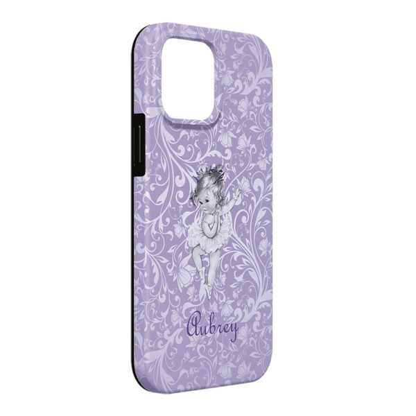 Custom Ballerina iPhone Case - Rubber Lined - iPhone 13 Pro Max (Personalized)