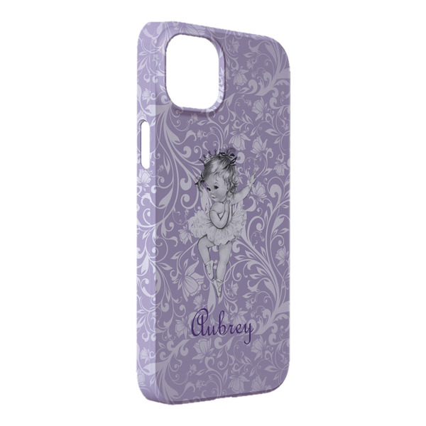 Custom Ballerina iPhone Case - Plastic - iPhone 14 Plus (Personalized)