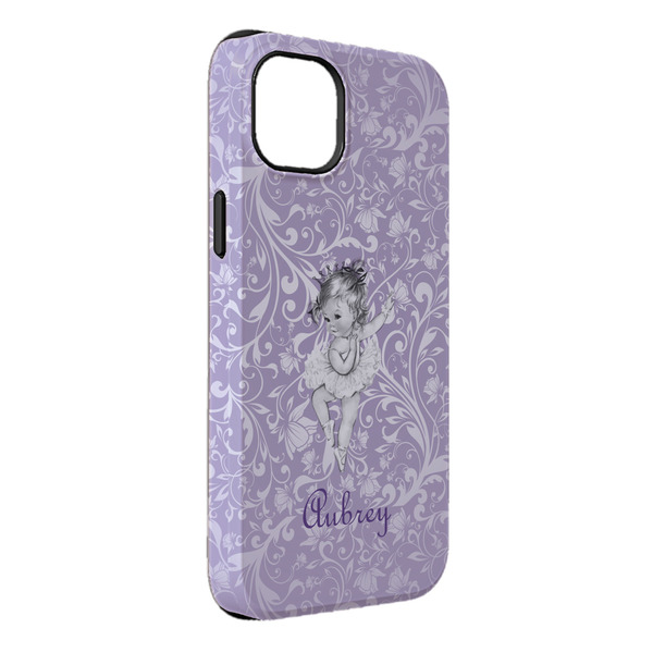 Custom Ballerina iPhone Case - Rubber Lined - iPhone 14 Pro Max (Personalized)
